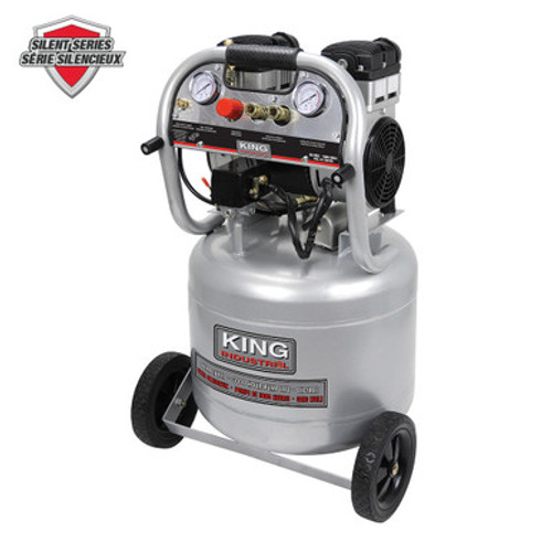 King Canada KC-10020SQ - 10 Gallon Ultra Quiet Oil-Free Air Compressor