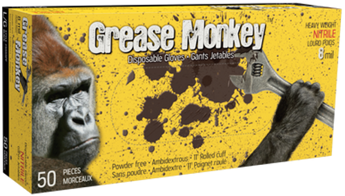 Watson Grease Monkey 5555PF - Grease Monkey 8 MIL Nitrile - Double eXtra Large (2XL)
