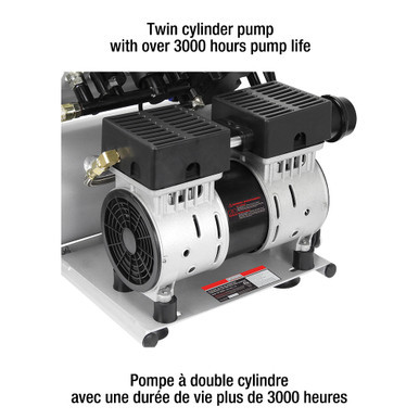 King Canada KC-2020A - 2 Gallon Oil-Free Air Compressor