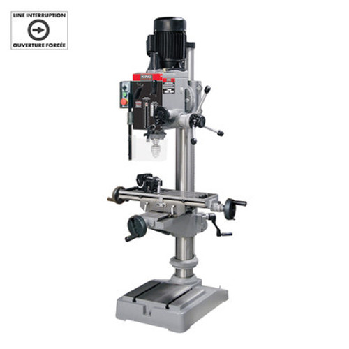 King Canada KC-40HC-6 - Gearhead milling drilling machine - R8 spindle (550V) - with limit switch