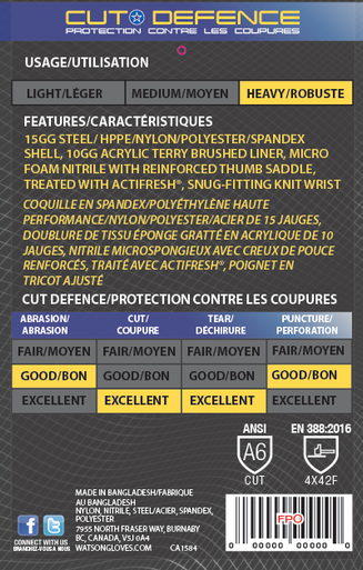 Watson Stealth 9361 - Stealth Tiger Cat - Medium