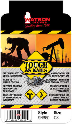 Watson 9N660 - Tough As Nails Thins Lined