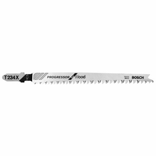 Bosch T234X3 - Jig Saw Blade, T-Shank, 3 pc. 4-5/8 In. 8-12 TPI Progressor for Wood