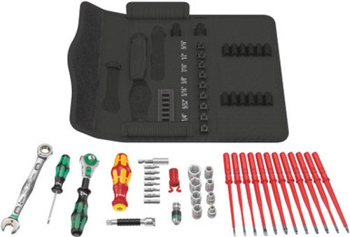 Wera 05135871001 - Kraftform Kompakt W Imperial 1 Maintenance, 35 pieces