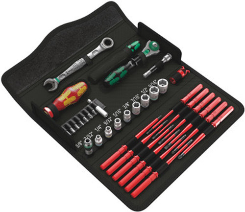 Wera 05135871001 - Kraftform Kompakt W Imperial 1 Maintenance, 35 pieces