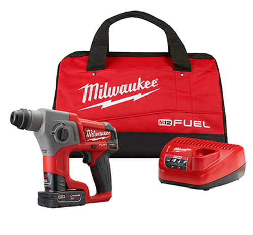 Milwaukee 2416-21XC - M12 FUEL 5/8 SDS Plus Rotary Hammer Kit