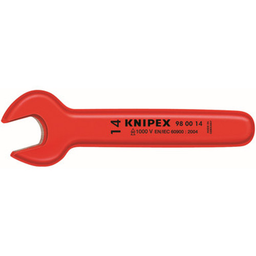 Knipex 98007/16" - 4 1/4'' Open End Wrench-1,000V Insulated 7/16"