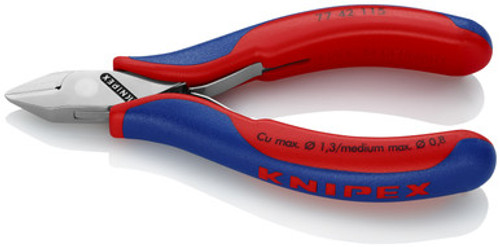 Knipex 7742115 - 4.5'' Electronics Diagonal Cutters-Comfort Grip Knipex 7742115 - 4.5'' Electronics Diagonal Cutters-Comfort Grip