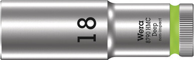 Wera 05004558001 - 8790 HMC Deep socket with 1/2" drive, 18 x 83 mm