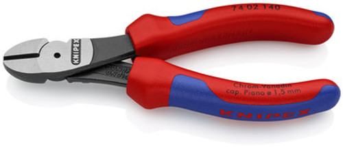 Knipex 7402140 - 5 1/2'' High Leverage Diagonal Cutters-Comfort Grip