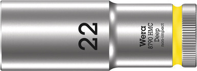 Wera 05004562001 - 8790 HMC Deep socket with 1/2" drive, 22 x 83 mm