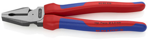 Knipex 0202225SBA - 9'' High Leverage Combination Pliers-Comfort Grip