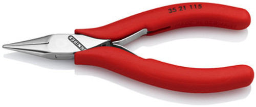 Knipex 3521115 - 4.5'' Electronics Gripping Pliers with Half Round Tips