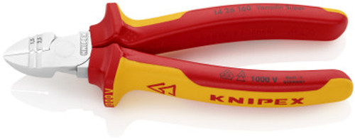 Knipex 1426160 - 6 1/4'' Diagonal Cutting Pliers w/ Stripper-1,000V Insulated 13, 15 AWG