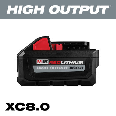 Milwaukee 48-11-1880 - M18 REDLITHIUM HIGH OUTPUT XC8.0 Battery