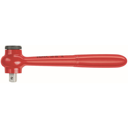 Knipex 9842 - 10 1/2'' Reversible Ratchet-1,000V Insulated-1/2" Drive