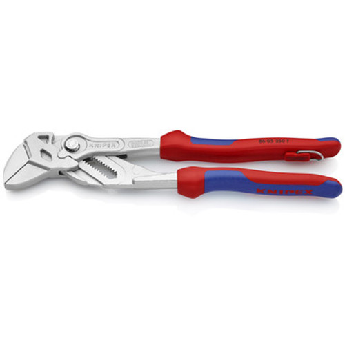 Knipex 8605250TBKA - 10'' Pliers Wrench-Comfort Grip-Tethered Attachment alt=