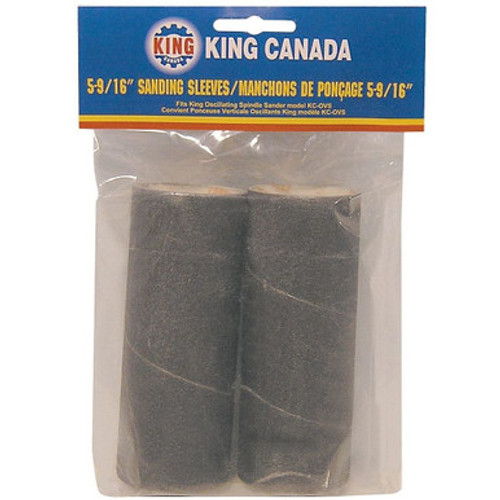 King Canada SL-512-K-120 - 2 Pc. 5-9/16" X 1/2" -120 Grit Wood Sanding Sleeve Ki