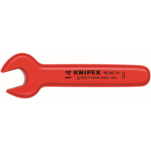 Knipex 980011 - 4 3/4'' Open End Wrench-1,000V Insulated 11 mm