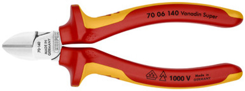 Knipex 7006140 - 5 1/2'' Diagonal Cutters-1,000V Insulated