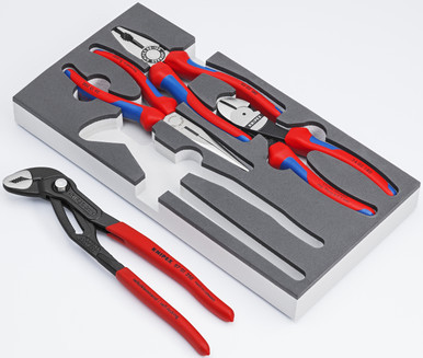 Knipex 002001V15 - Basic Pliers Set (4-Piece)