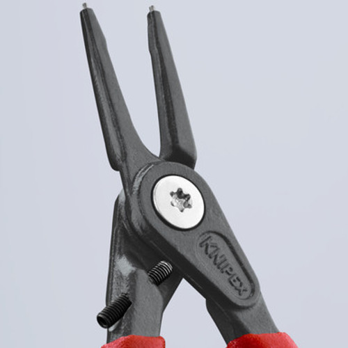 Knipex 4831J0 - 5 1/2'' Precision Circlip Pliers with Limiter-Internal Straight-With Adjustable Opening
