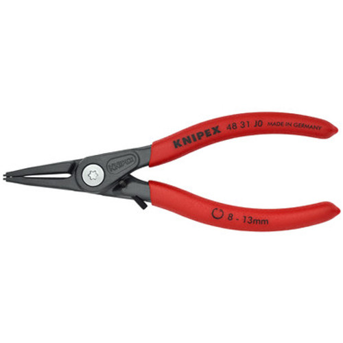 Knipex 4831J1 - 5 1/2'' Precision Circlip Pliers with Limiter-Internal Straight-With Adjustable Opening