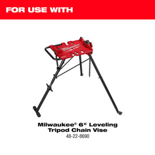 Milwaukee 48-22-8696 - PVC Coated Pipe Jaw for 6” Leveling Tripod Chain Vise