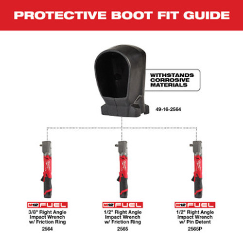 Milwaukee 49-16-2564 - M12 FUEL Right Angle Impact Wrench Protective Boot