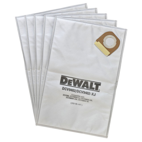 DEWALT DCV9402 - Replacement Fleece Filter Bags 5-Pack (For Dcv585)