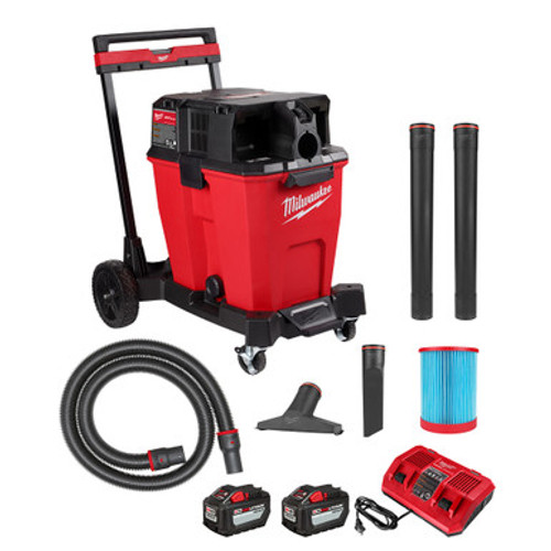 Milwaukee 0930-22HD - M18 FUEL 12 Gallon Dual-Battery Wet/Dry Vacuum Kit