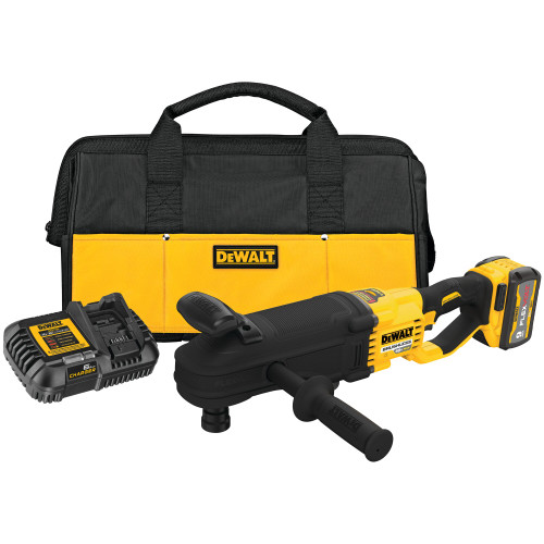 DEWALT DCD471X1 - 60V MAX Flexvolt Quick Connect In-Line Stud & Joist Drill Kit W/ 1 Battery (9Ah), Charger And Bag