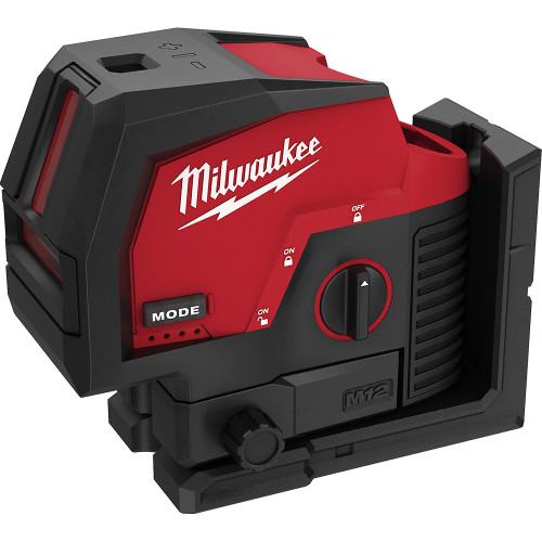 Milwaukee 3622-20 - M12 Green Cross Line & Plumb Points Laser