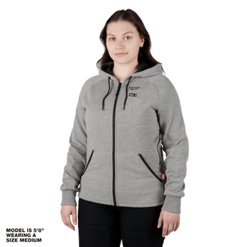 Milwaukee 336G-21M - Women's Medium M12 Cordless Heated Hoodie Kit - Gray