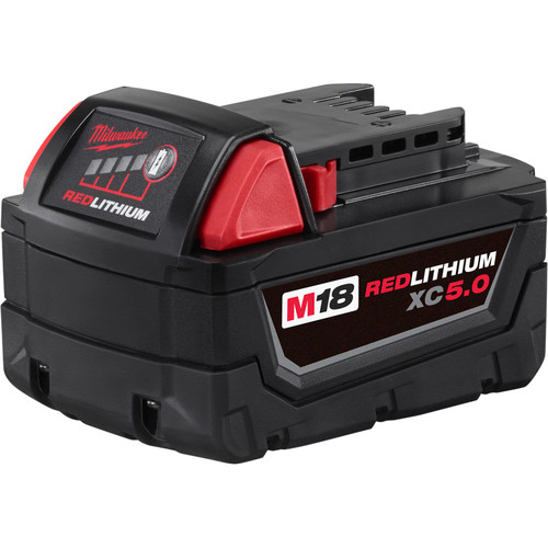 Milwaukee 48-11-1852 - M18 REDLITHIUM XC 5.0Ah Extended Capacity Battery Pack (2 Piece)