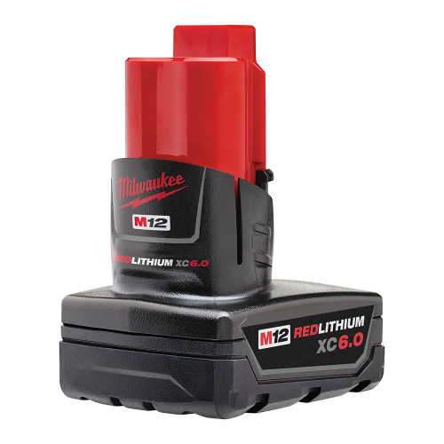 Milwaukee 48-11-2460 - M12 REDLITHIUM XC 6.0Ah Extended Capacity Battery Pack