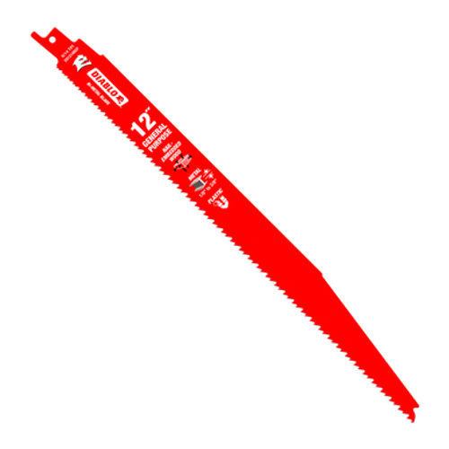 Diablo DS1214BGP25C - 12 in. Bi-Metal Recip Blade for Nail-Embedded Wood, Metal, and Plastic (25-Pack)