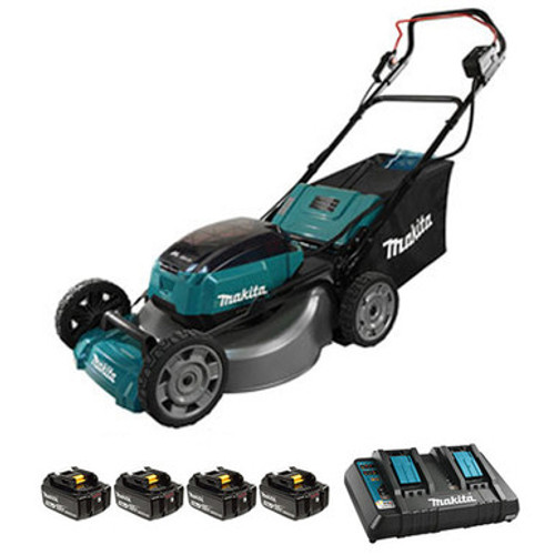 Makita DLM530PT4 - 18Vx2 21" Cordless Lawn Mower with Brushless Motor Kit