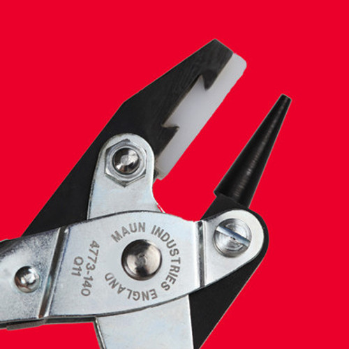 Maun 4773-140 - Round And Flat Nose Nylon Jaws Parallel Plier 140 mm