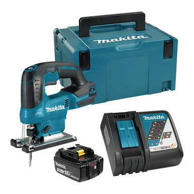 Makita DJV184RT1J - 18V LXT Brushless Cordless Jig Saw w/D-Handle & XPT (5.0 Ah Kit)