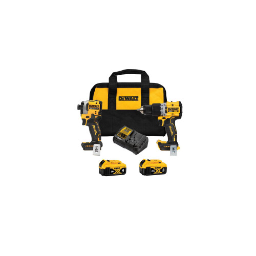 DEWALT DCK2050M2 - 20V MAX XR Atomic 2 Tool (DCD805 & DCF850) W/ 2 Batteries And Bag