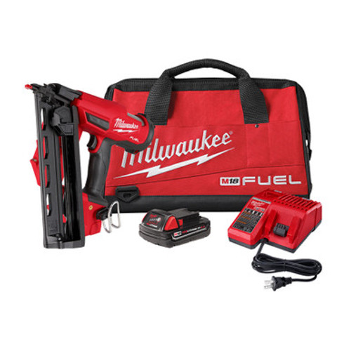 Milwaukee 2841-21CT - M18 FUEL 16 Gauge Angled Finish Nailer Kit