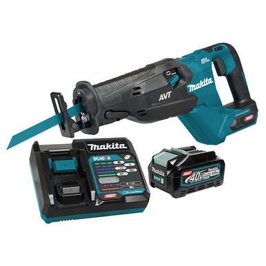 Makita JR002GM102 - 40V MAX XGT Li-Ion Brushless Cordless Reciprocating Saw w/ AVT & XPT (4.0 Ah Kit)
