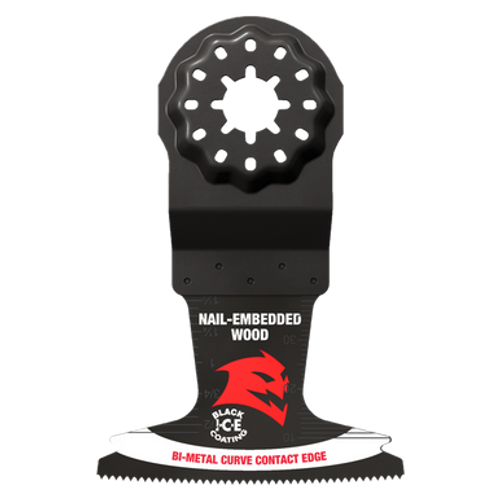 Diablo DOS250BW10 - 2-1/2 in. Starlock Bi-Metal Oscillating Blade for Nail-Embedded Wood (10-pack)