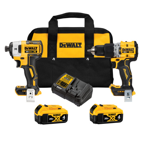 DEWALT DCK249M2 - 20V MAX Cordless Brushless Combo Kit (2-Tool) With Two 4.0Ah Batteries And Charger