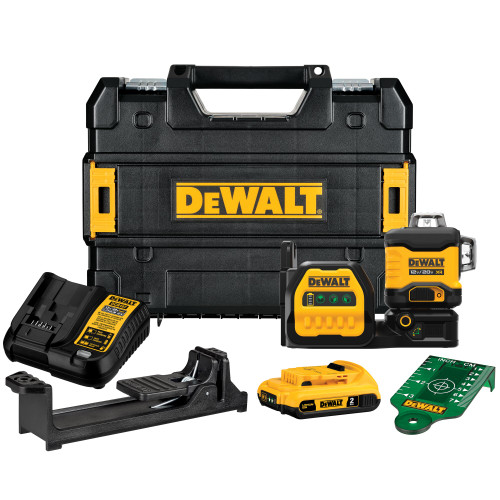 DEWALT DCLE34030G - 20V MAX XR 3 X 360 Green Laser