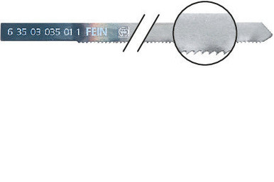 Fein 63503112010 - Jigsaw Blades (5-Pack) Bi-Metal, Length 3-1/2 In. Tpi 21