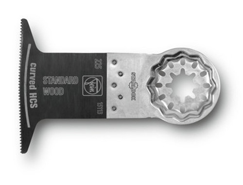 Fein 63502225270 - Oscillating Starlock Curved E-Cut Blade Standard Hcs 65X50Mm (3-Pack)