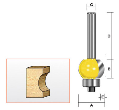 Kempston 328041 - Sunk Bead Bit, 7/8" x 3/4"