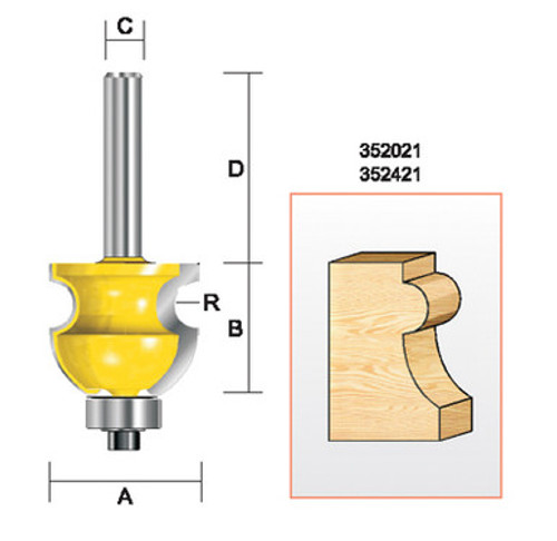 Kempston 352421 - French Provincial Classical Bit, 5/32"